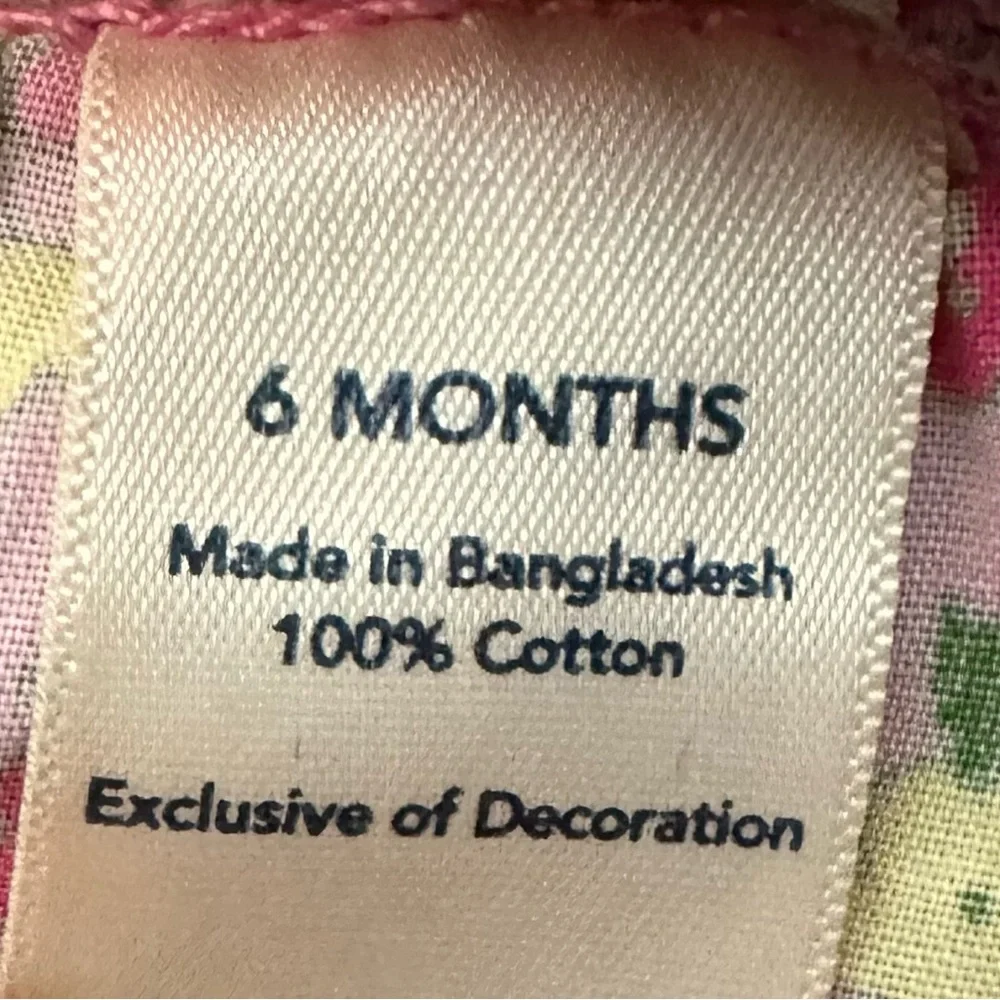 Oshkosh B’Gosh Floral Denim Overall Dress
